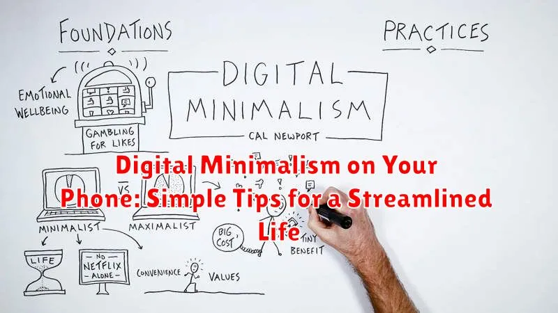 Digital Minimalism on Your Phone: Simple Tips for a Streamlined Life