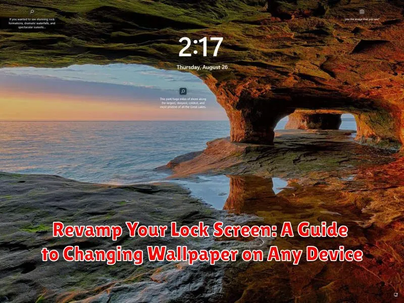 Revamp Your Lock Screen: A Guide to Changing Wallpaper on Any Device