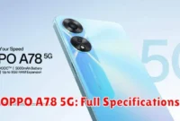 OPPO A78 5G: Full Specifications