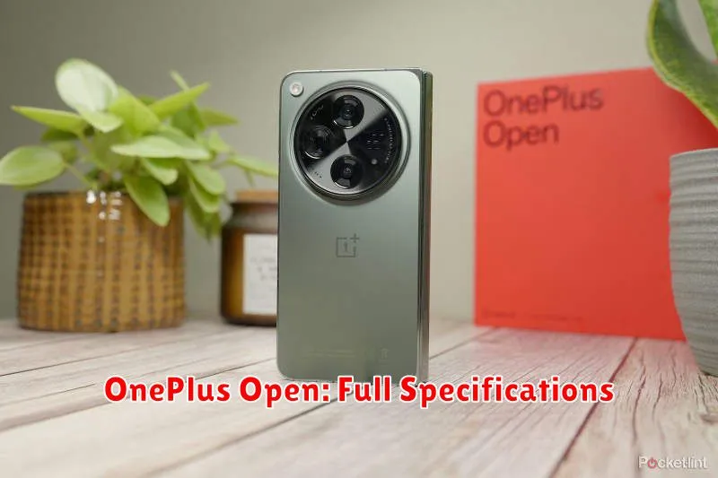 OnePlus Open: Full Specifications