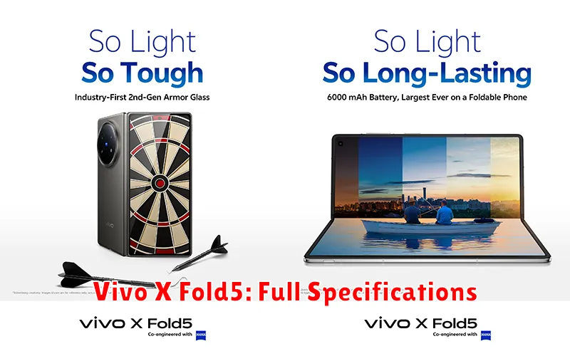 Vivo X Fold5: Full Specifications